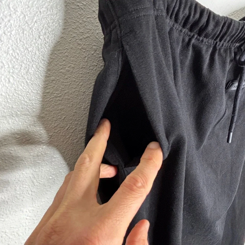 Fear of God Essentials Women's Jet Black Heavy Long Skirt‎ XXL